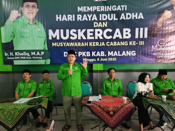 DPC PKB Kabupaten Malang Gelar Muskercab Sekaligus Peringati Idul Adha