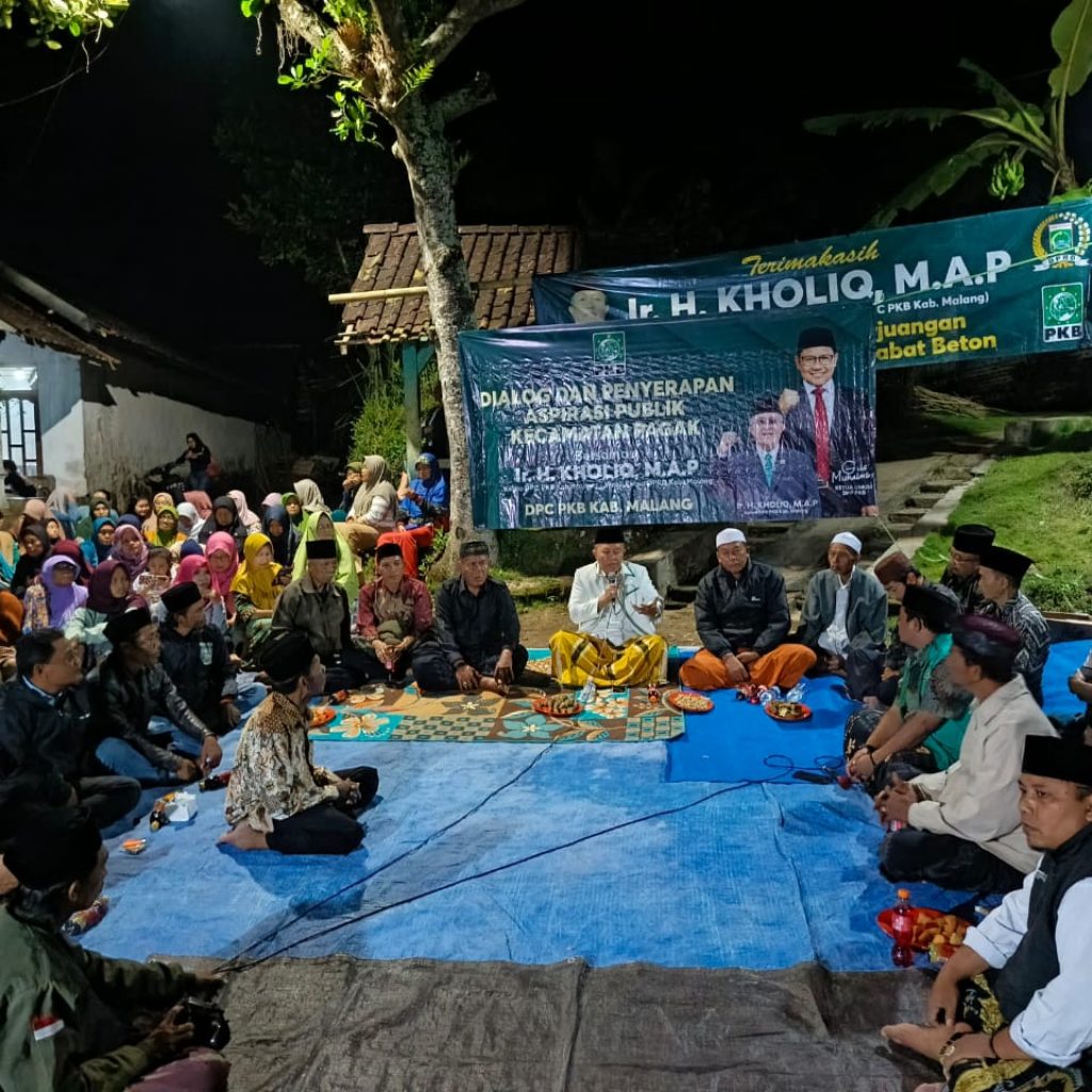 Ketua DPC PKB Malang Gelar Dialog & Tasyakuran Bersama Warga Sempol