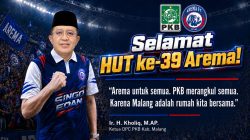 39 Tahun Arema, Semangat Merangkul Semua
